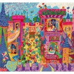 54 pc Djeco Puzzle - Fairy Castle - Silhouette Box 